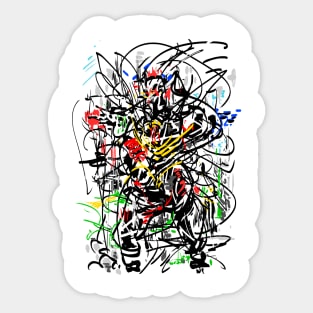 abstract Sticker